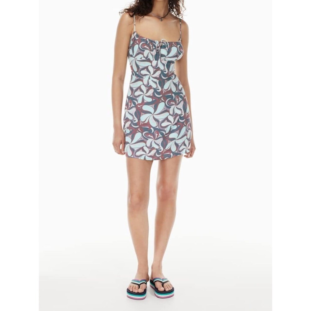NWOT Sunday Best x Aritzia Otrspace/ Frstd Aqmrne Delilah Mini Dress Size Medium